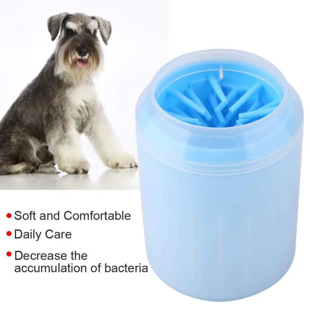 Dog Foot Wash Cup Soft Silicone Foot Cleaning Massage Pet Paw Cleaner Cup Portable Outdoor Pet Foot Paw Clean Cleaneing Bucket